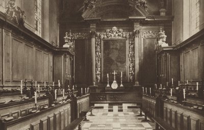 Trinity College Chapel av (after) English photographer