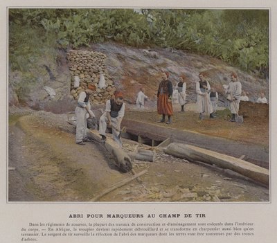 Range Marker Shelter (färgad bild) av (after) French Photographer