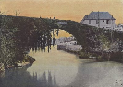 Betharram, Le Pont (färgat foto) av (after) French Photographer