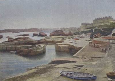 Biarritz, Port-Vieux (färgad bild) av (after) French Photographer