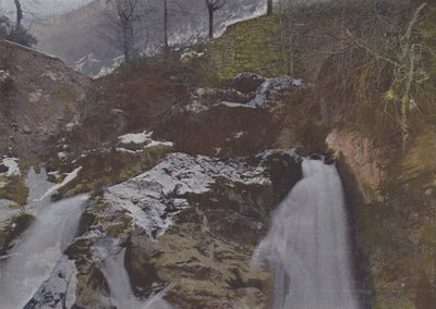 Cascade de Disco (färgad bild) av (after) French Photographer
