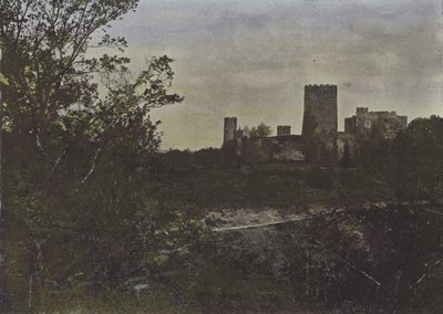 Chateaubrun (färgad bild) av (after) French Photographer
