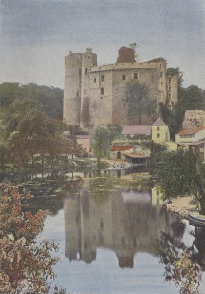 Clisson, Chateau (färgad bild) av (after) French Photographer