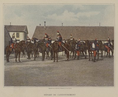 Avresa från Cantonment (färgad bild) av (after) French Photographer