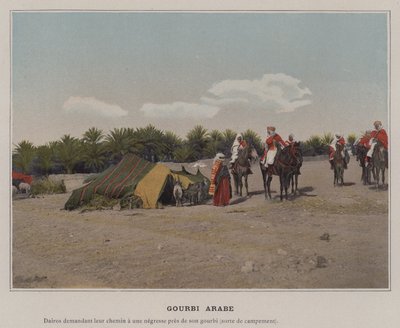 Gourbi Arabe (färgad bild) av (after) French Photographer
