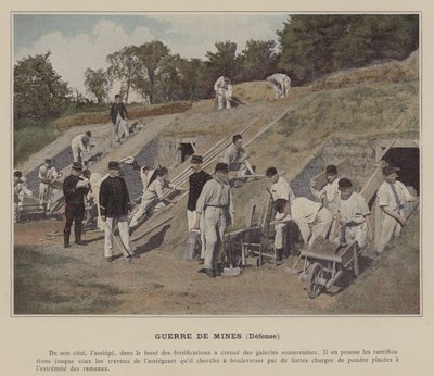 Mine Warfare, Defense (färgad bild) av (after) French Photographer
