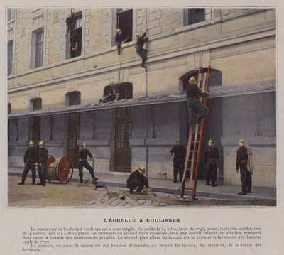 Stegen med rutschbanor (färgad bild) av (after) French Photographer