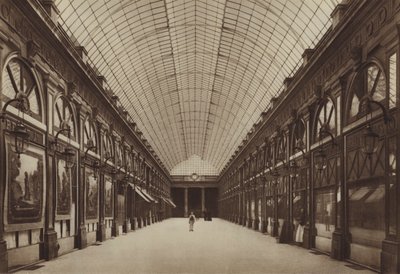 Orleans Gallery på Palais-Royal (s/v foto) av (after) French Photographer