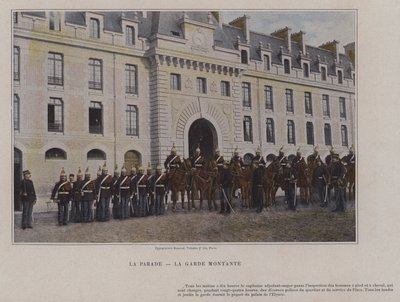 The Parade, The Rising Guard (färgad bild) av (after) French Photographer