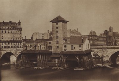 Notre-Dame-pumpen (s/v foto) av (after) French Photographer