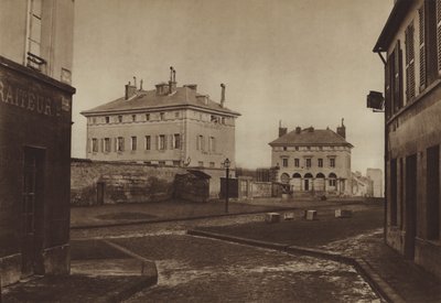 Italiens barriär 1866, med Ledoux paviljonger (s/v foto) av (after) French Photographer