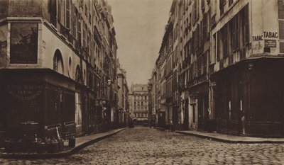 Rue des Moulins runt 1866, revs för att ge plats åt avenue de l