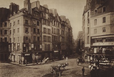 Den gamla Place Maubert (s/v foto) av (after) French Photographer