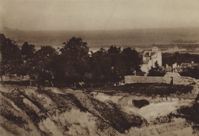 Buttes norra sluttning 1855 (s/v foto) av (after) French Photographer
