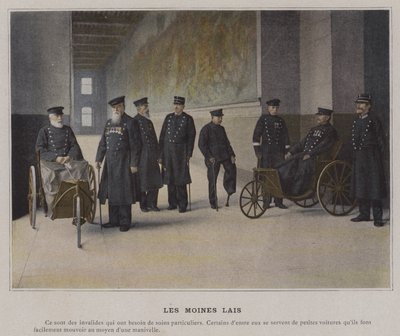 Les Moines Lais (färgad bild) av (after) French Photographer