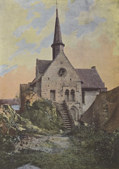 Our Lady of Behuard (färgad bild) av (after) French Photographer