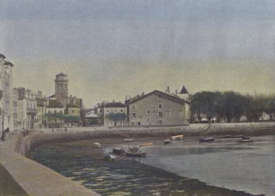 Saint Jean de Luz (färgad bild) av (after) French Photographer