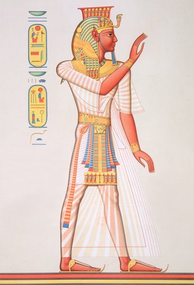 7746.c.1. & f.8 Porträtt av Ramses III (c.1184-1153 f.Kr.) från 