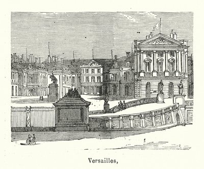 Versailles (gravyr) av (after) French School