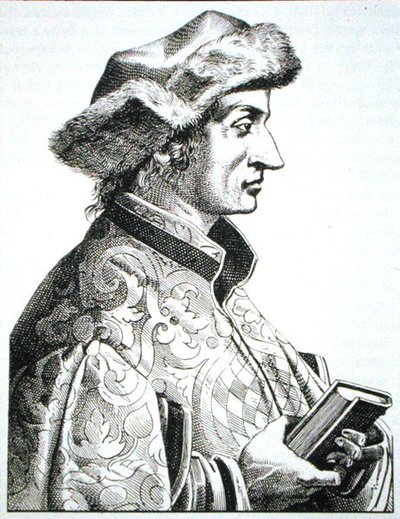 Porträtt av Sebastien Brant (ca 1485-1521), från 