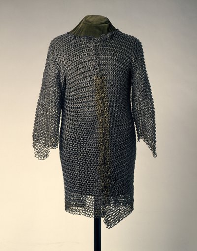 Mail Coat, c.1550-1650 (stål & mässingslegering) av (attr.to) Ottoman School