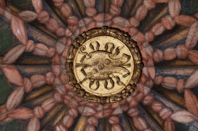 Detalj av valvet av (c.1489 1534) Correggio