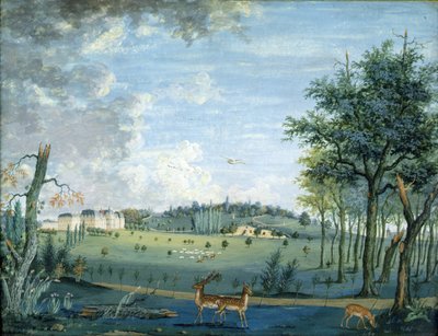 Parc du Raincy, slottet och klipporna, c.1754-93 av 1717 1806 Carmontelle