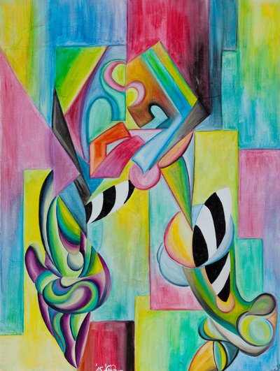 Lovers abstrakt av GilhausArt