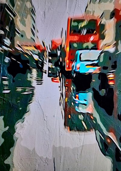 Trafiken i staden av Mavet