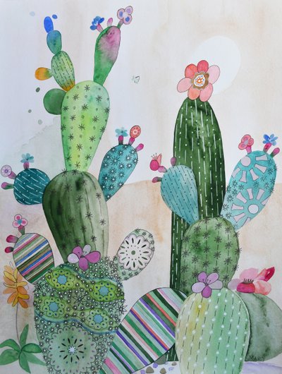 Kaktusar av Marys Watercolors