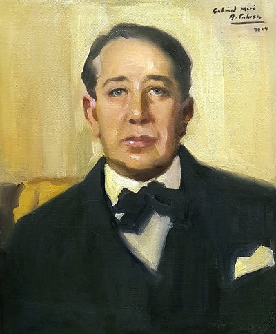 Porträtt av Gabriel Miró av Alejandro Cabeza