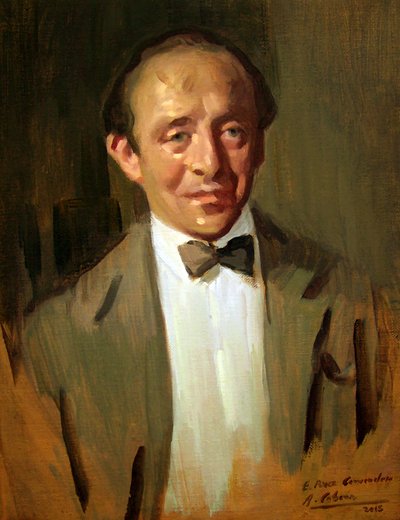 Porträtt av Enrique Pérez Comendador av Alejandro Cabeza