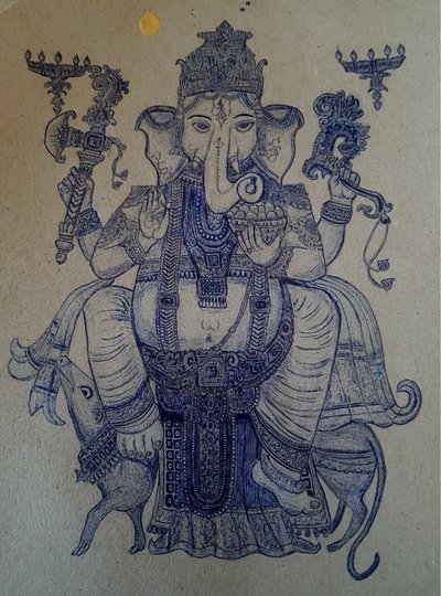 Ganesha rider på Vahana. av Andy Schweigard