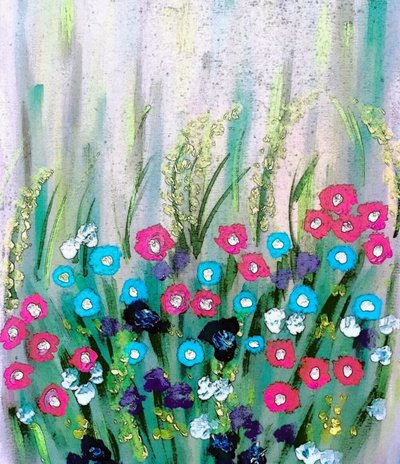 Färgstarka blommor av Nomi Morina