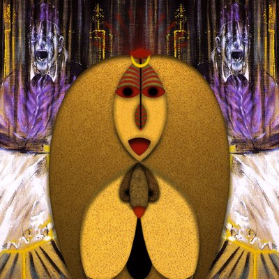 Anima Dannata (III) - Hommage Francis Bacon av Alexander Eibach