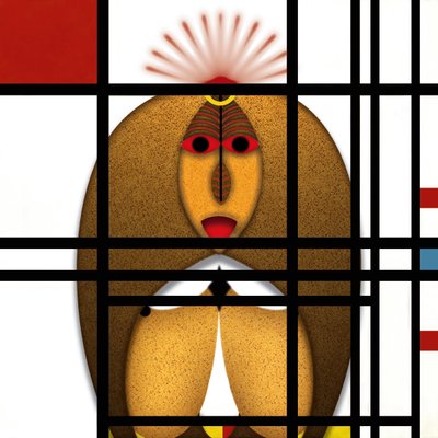 Lockdown (IV) - (aus der Serie Animal Rationale) av Alexander Eibach