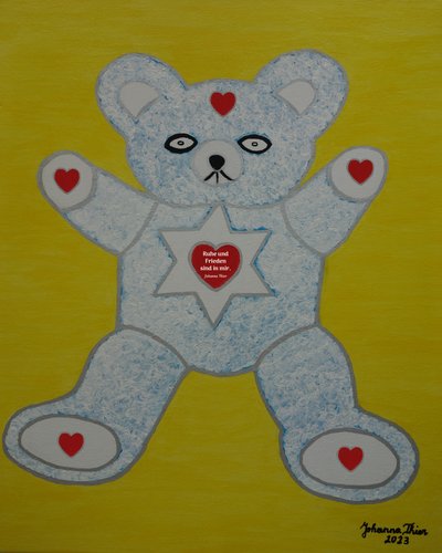 Rosental Peace Teddy av Johanna Thier