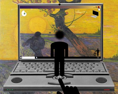 Mötet mellan värld och jord (från serien: Windows) av Alexander Eibach