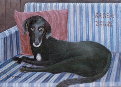 Vår hund Sassa av Regine Dapra