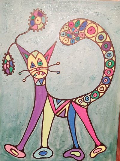 Frustrerad katt av Steffi_Seiler_Art