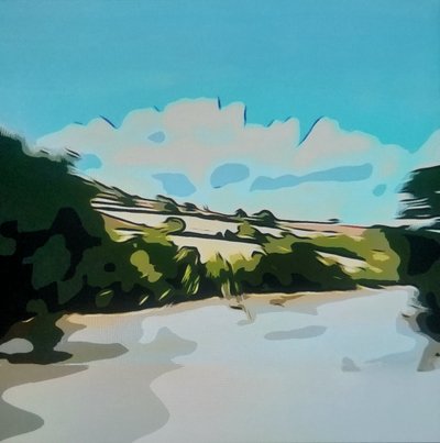 Digitale Landschaft 26 av M. Vet