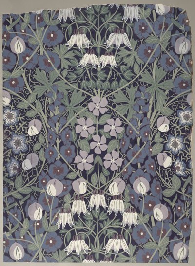 Columbine, tillverkad av Jeffrey & Co., London (tapet) av A.F. Vigers