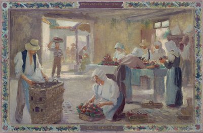 Solens produktion: Persikor, 1892 av A.F. and Bonnencontre Gorguet