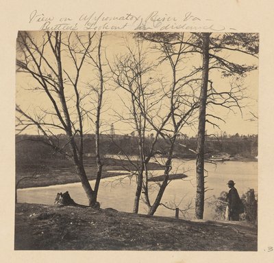 Utsikt över Appomattox River, Virginia. Butler
