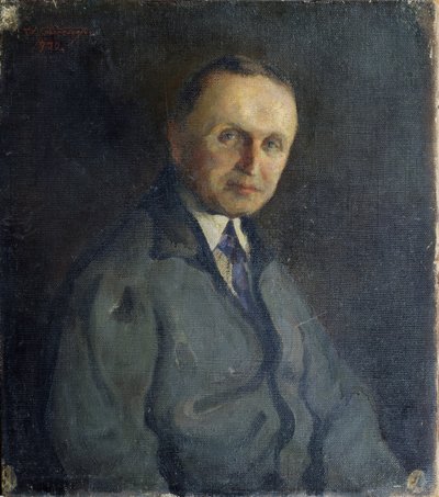 Porträtt av pianisten Konstantin Igumnov 1873-1948, 1930 av A.K. Elsner