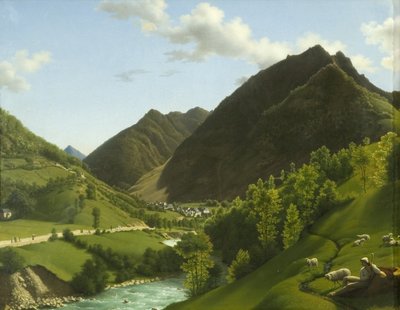 En dal i Pyrenéerna av A.L.R.M. Duperraux