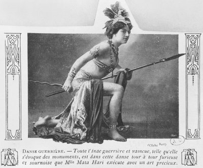 Mata Hari i en krigsdans, tidigt 1900-tal av A. Bert