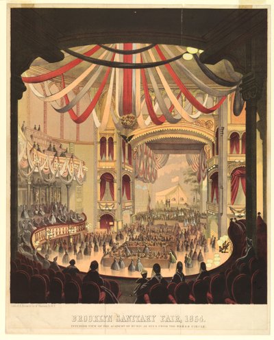 Interiörvy av Musikhögskolan sett från Dress Circle av A. Brown and Company