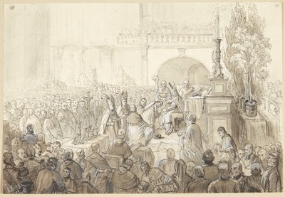 Kyrklig ceremoni av A. Burg