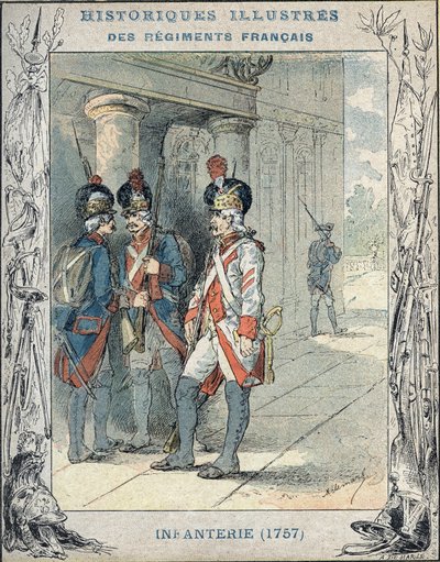 franskt infanteri av A. Demarle